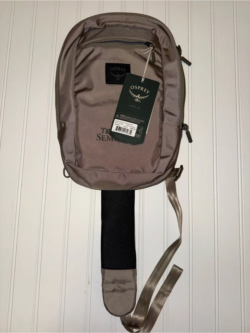 OSPREY Men's Taupe Backpack with Team Semper Fi Graphic